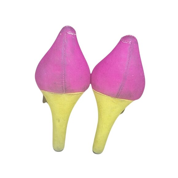 G by Guess "Ggverna3" Platform Pumps - Women's 10M - Multi-Color Faux Suede - Picture 7 of 9